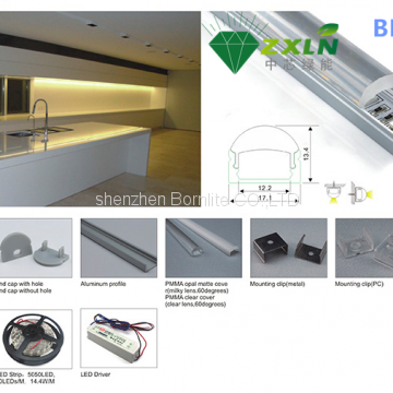 Surface Recess Led Smd 5050 2835 2216 Strip With Led Aluminum Profile 6063 photo-4