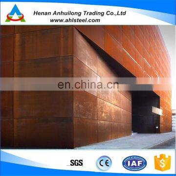 high quality rusty weathering steel plate corten steel m2 price