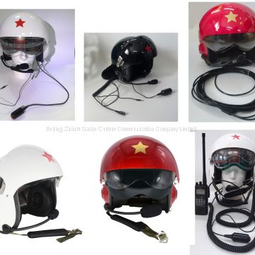 Upgraded version of the latest model New Chinese Aviation  Open Face Pilot Motorcycle Helmet Dual Visors