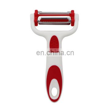 High Quality Stainless Steel 3 In 1 Potato Peeler And Cutter Fruit Peeler Vegetable Peeler With 3 Blades