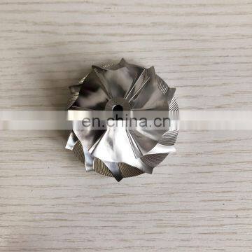 GT12 6+6 blades 41.40/55.00mm  high performance  turbocharger milling/aluminum 2618/billet compressor wheel