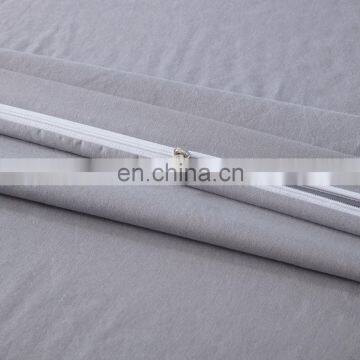 Luxury 3 Piece 200TC Grey Pillow Sham Super King Quilt Bedding Set Bed Sheets Duvet Cover photo-7