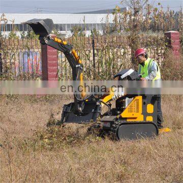 HYSOON compact digger loader HY280 with backhoe