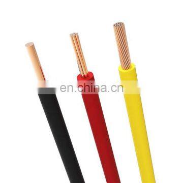 PVC Insulation Material and General Electrical Wiring Application electrical cables and wires solid copper conductor 2.5mm2