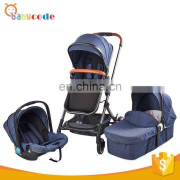 Factory 2 in 1 Aluminum Alloy Frame Foldable Pram Pushchair Stroller photo-6