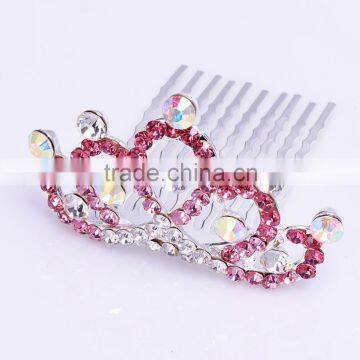 2015 new model FZZ-253 bridal wedding hair tiara crown wholesale full diamond