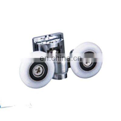 Zn Alloy Bathroom Sliding Door System Shower Door Wheels Pully