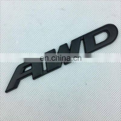 Customized Plastic Red Black Chrome Label Car Logo Emblem Badge Sticker photo-5