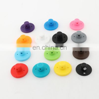 Coloful Round Shape Silicon Wire Fiixing Botton For Pendant Lighting Accessories