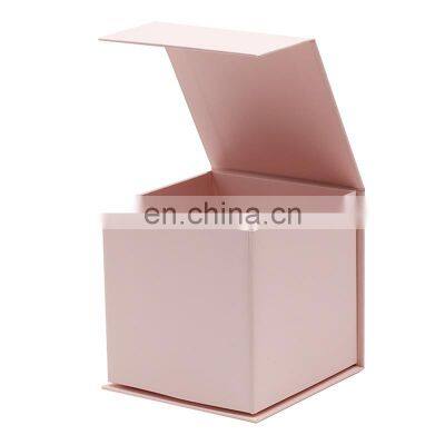 Wholesale Bulk Pink Color Small Cube Shape Magnetic Belt Retail Gift Box Packaging photo-3