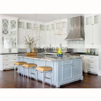 Modern design  pearl white real wood wall shaker kitchen cabinets for sale