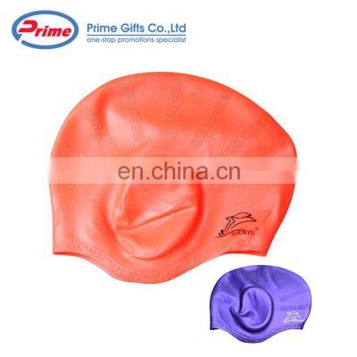 Custom Printed Silicone Swim Cap for Adult photo-4