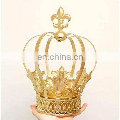 gold powder coated metal crown