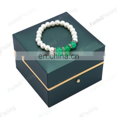 Fadeli China Luxury Jewelry Box For Bracelet Bangle Pu Leather Box