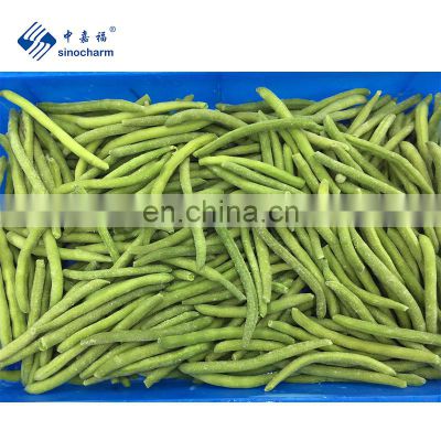 Sinocharm BRC-A approved New Crop  IQF green bean whole