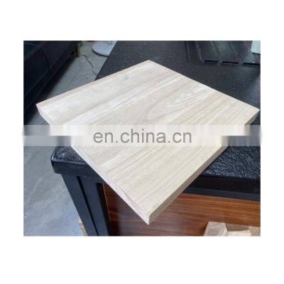 Rubber wood core veneer has strong stability, furniture table rubber wood, rubber wood straight splicing board