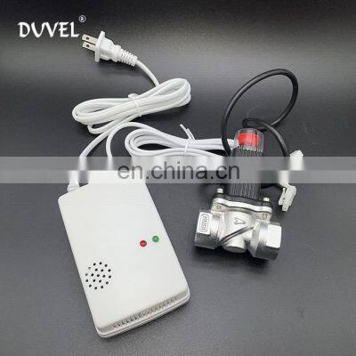Duvel Shut Natural Gas Off Solenoid Valve Family Safety Control Gas Solenoid Valve With Alarm photo-3