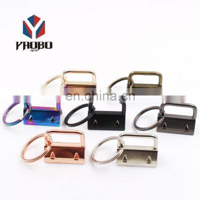 Factory Wholesale Key Chain Fob Hardware Metal Key Fob Hardware with Key Ring