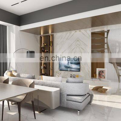 HB6452 New Design Porcelain Super White 60x60 Carrara Marble Tile photo-3