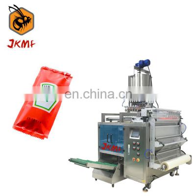 High Speed 4 Line Sauce Sachet Packing Machine Tomato Sauce Ketchup Sachet Packing Machine