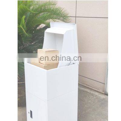 Parcel Box Metal Large Wall Mounted Parcel Drop Box For Package Parcel Delivery Box Outdoor