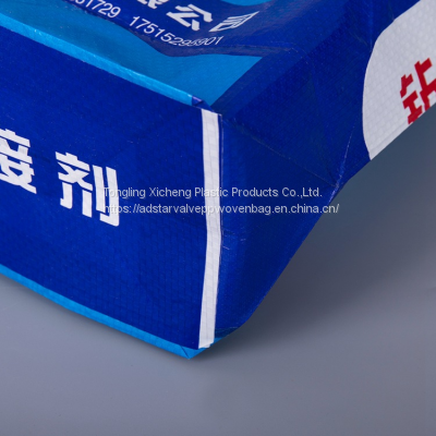 Empty Tile Adhesive Bags 20kg 25kg Gypsum Powder Gram Flour Packaging Pasted Valve Paper Bag