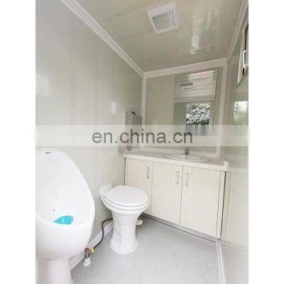 Modular Prefabricated Mobile Trailer Toilet Container Toilet/Black Portable Restroom photo-4