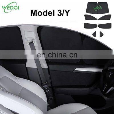 NEW Car Sunshade for Tesla Model 3/X/S/Y Glass Roof Sunshade Privacy Film For Model Y Camping Shield  Car Accessories