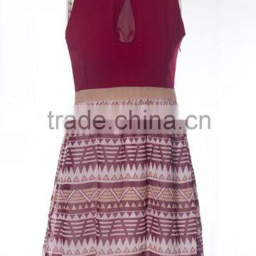 Summer Casual Dress Fashion Dress Sleeveless Lady Dress photo-2