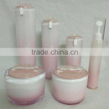 2015 New 100ml Mist Sprayer Bottle Plastic PMMA Cream Jar Acrylic Cosmetic Lotion Airless Bottle for Cosmetic Packing