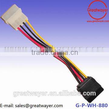 18# 4pin 5.08 power harness to sata 15pin