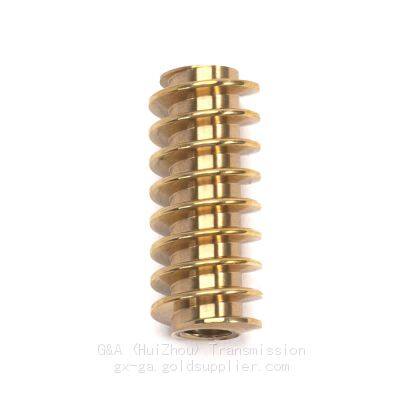 Brass Worm Gear, Precision Worm Shaft, DIN 5 Worm Shaft photo-3