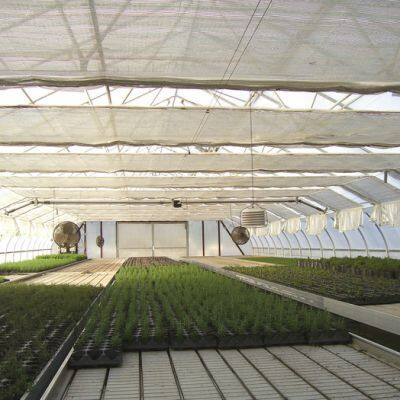 50% Aluminum Shade Net For Greenhouse Shading, Vegetable Garden Protection Silver Shade Mesh,UV Resistant Plastic Thermal Screen