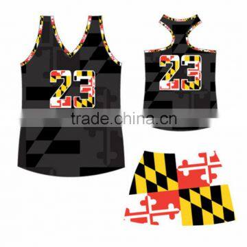 Custom ladies Sublimation Reversible Lacrosse Wear