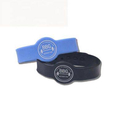 Factory Price Waterproof Passive NFC RFID Silicone Wristband for Outdoor Sports