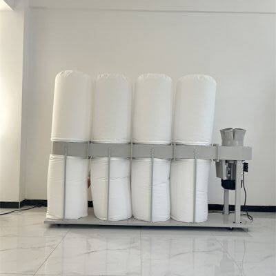 Providing Effective Sawdust Extraction and Filtration 4kw State-of-the-Art Bag-Type Dust Collector for Woodworking