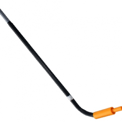 Elbow type steel-plastic conversion