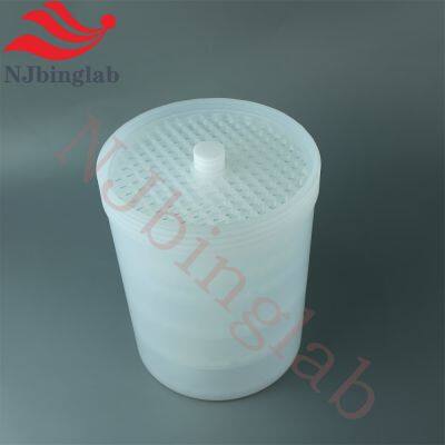 6L PFA Vials Cleaning System with 7ml Vial Rack, Washed by Heating