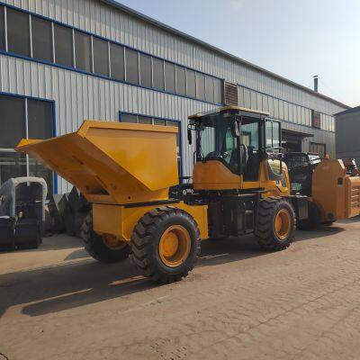 Lu Zhuang 5-ton Engineering Dump Truck, Four-Wheel Drive, Off-Road, Bucket Capacity 4 Cubic Meters