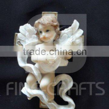 Resin angel figurine fridge magnets