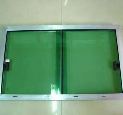 Автомобильное стекло с алюминиевым раменем и резиной