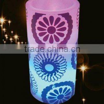 LED CANDLE with DECAL