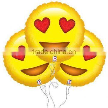 High Quality Emoji Balloon, Foil/aluminum Balloon, Helium Foil Letter Balloon Emoji Balloon photo-2