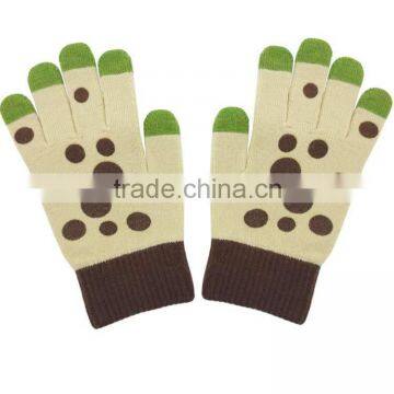 ladies soft leather winter gloves with fashion bowknot                        
                                                Quality Choice