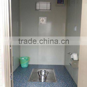 New design stable stainless steel prefab toilet building bathroom