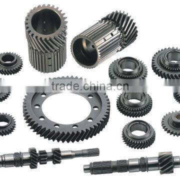 double spur gear with keyway for crown
