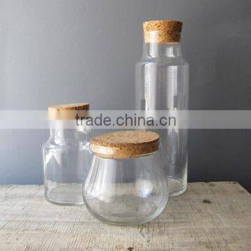 Glass jar cork lid