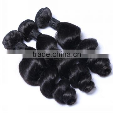 High quality virgin unprocessed wavy indian temple hair weave distributors