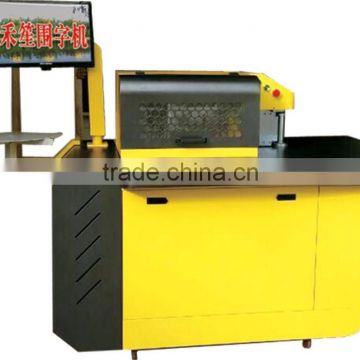 new type multi-channel letter bending machine with double bender/notcher/slotting