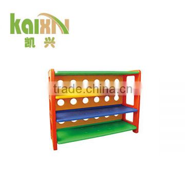 2015 School Furniture Children Plastic Toy Storage Shelf